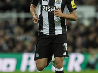 William Osula of Newcastle United is seen in action during the Carabao Cup Quarter Final match between Newcastle United and Brentford at St....