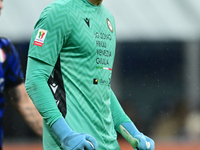 Edoardo Piana of Udinese Calcio looks on during the Coppa Italia Frecciarossa match between Inter Milan and Udinese Calcio at Giuseppe Meazz...