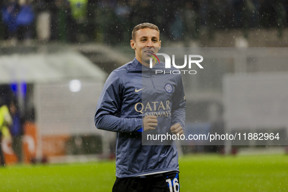 Davide Frattesi plays during the Coppa Italia match between FC Internazionale and Udinese Calcio at Giuseppe Meazza Stadium in Milano, Italy...