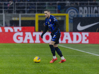 Piotr Zielinski plays during the Coppa Italia match between FC Internazionale and Udinese Calcio at Giuseppe Meazza Stadium in Milano, Italy...