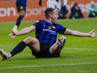 Davide Frattesi plays during the Coppa Italia match between FC Internazionale and Udinese Calcio at Giuseppe Meazza Stadium in Milano, Italy...