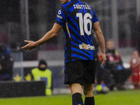 Davide Frattesi plays during the Coppa Italia match between FC Internazionale and Udinese Calcio at Giuseppe Meazza Stadium in Milano, Italy...