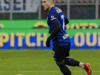 Piotr Zielinski plays during the Coppa Italia match between FC Internazionale and Udinese Calcio at Giuseppe Meazza Stadium in Milano, Italy...