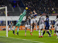 Edoardo Piana plays during the Coppa Italia match between FC Internazionale and Udinese Calcio at Giuseppe Meazza Stadium in Milano, Italy,...