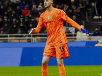 Josep Martinez plays during the Coppa Italia match between FC Internazionale and Udinese Calcio in Milano, Italy, on December 19, 2024, at G...