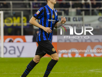 Tomas Palacios plays during the Coppa Italia match between FC Internazionale and Udinese Calcio in Milano, Italy, on December 19, 2024, at G...