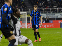 Tomas Palacios plays during the Coppa Italia match between FC Internazionale and Udinese Calcio in Milano, Italy, on December 19, 2024, at G...