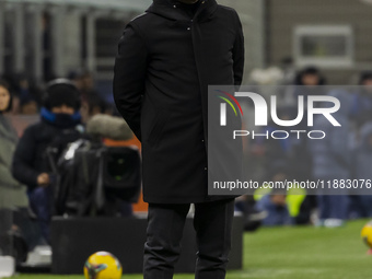 Kosta Runjaic participates in the Coppa Italia match between FC Internazionale and Udinese Calcio in Milano, Italy, on December 19, 2024, at...