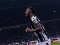 Isaak Toure is in action during the Coppa Italia match between FC Internazionale and Udinese Calcio in Milano, Italy, on December 19, 2024,...