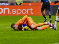 Josep Martinez plays during the Coppa Italia match between FC Internazionale and Udinese Calcio in Milano, Italy, on December 19, 2024, at G...