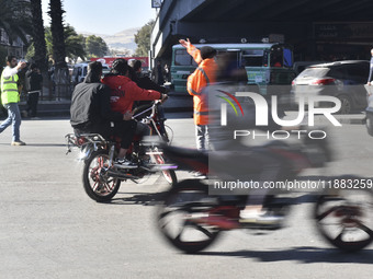 The atmosphere of the streets in Damascus, Syria, on December 19, 2024, reflects the situation after the fall of the regime (