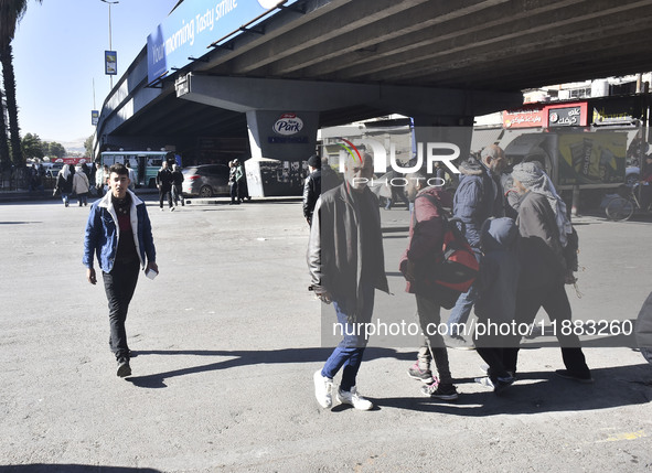 The atmosphere of the streets in Damascus, Syria, on December 19, 2024, reflects the situation after the fall of the regime 