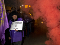 Bus drivers from Sofia's public transport protest in Sofia, Bulgaria, on December 20, 2024. The reason for the protest is the unsuccessful a...