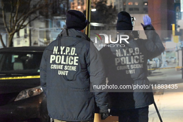 One man is in critical condition and another man is wounded in a shooting in the Flushing section of Queens, New York, United States, on Dec...