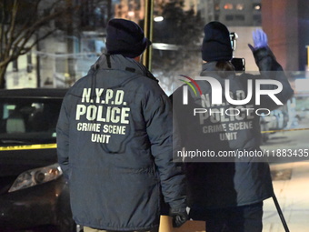 One man is in critical condition and another man is wounded in a shooting in the Flushing section of Queens, New York, United States, on Dec...