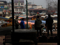 Tourists take a shikara ride on a cold winter morning at Dal Lake in Srinagar, Jammu and Kashmir, India, on December 20, 2024. Srinagar expe...