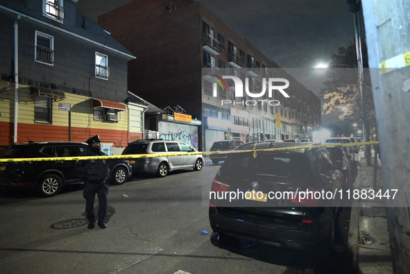 One man is in critical condition and another man is wounded in a shooting in the Flushing section of Queens, New York, United States, on Dec...