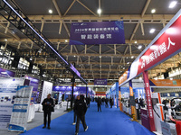 People visit the 2024 World Intelligent Manufacturing Conference in Nanjing, China, on December 20, 2024. (