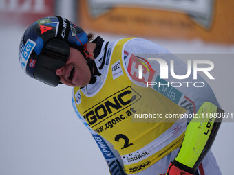 Adrian Smiseth Sejersted of Team Norway competes in the Audi FIS Alpine Ski World Cup, Men's Super Giant race on Saslong Slope in Val Garden...