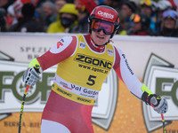 Stefan Babinsky of Team Austria competes during the Audi FIS Alpine Ski World Cup, Men's Super Giant race on Saslong Slope in Val Gardena, B...