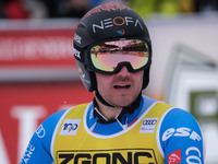 Nils Allegre of Team France competes during the Audi FIS Alpine Ski World Cup, Men's Super Giant race on Saslong Slope in Val Gardena, Bozen...