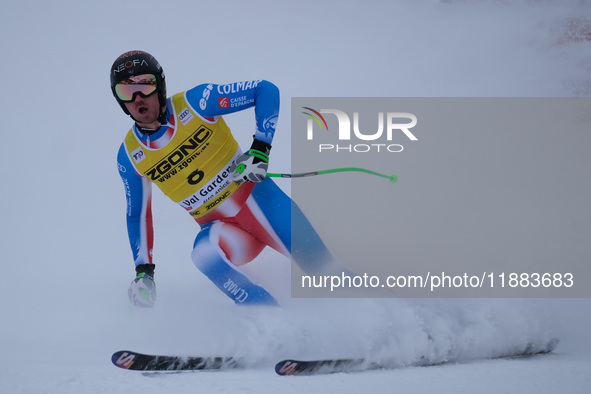 Nils Allegre of Team France competes during the Audi FIS Alpine Ski World Cup, Men's Super Giant race on Saslong Slope in Val Gardena, Bozen...