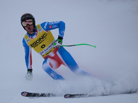 Nils Allegre of Team France competes during the Audi FIS Alpine Ski World Cup, Men's Super Giant race on Saslong Slope in Val Gardena, Bozen...