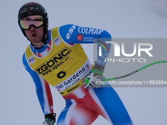 Nils Allegre of Team France competes during the Audi FIS Alpine Ski World Cup, Men's Super Giant race on Saslong Slope in Val Gardena, Bozen...