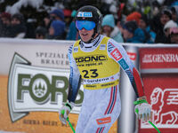 Fredrik Moeller of Team Norway competes during the Audi FIS Alpine Ski World Cup, Men's Super Giant race on Saslong Slope in Val Gardena, Bo...