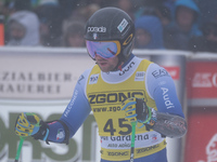 Nicolo Molteni of Team Italy competes during the Audi FIS Alpine Ski World Cup, Men's Super Giant race on Saslong Slope in Val Gardena, Boze...