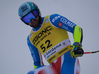 Matthieu Bailet of Team France competes during the Audi FIS Alpine Ski World Cup, Men's Super Giant race on Saslong Slope in Val Gardena, Bo...