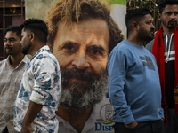 Indian Youth Congress supporters arrive to stage a protest against the state government over the death of a party worker in Guwahati, India,...