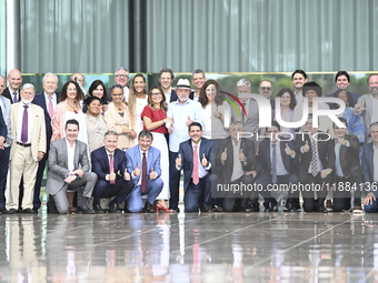 Brazilian President Luiz Inacio Lula da Silva holds a ministerial meeting and has lunch with ministers at the Alvorada Palace in Brasilia, B...