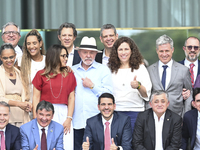 Brazilian President Luiz Inacio Lula da Silva holds a ministerial meeting and has lunch with ministers at the Alvorada Palace in Brasilia, B...