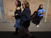 Silvia Lozada Badillo (center) is the director and founder of the Guide Dogs for the Blind Training School I.A.P in Mexico City, Mexico. The...