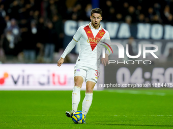 Andrea Papetti of Brescia Calcio during the Serie BKT match between US Salernitana and Brescia Calcio at Stadio Arechi on December 20, 2024...