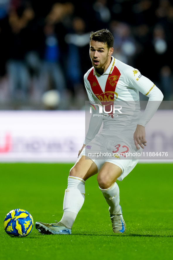 Andrea Papetti of Brescia Calcio during the Serie BKT match between US Salernitana and Brescia Calcio at Stadio Arechi on December 20, 2024...