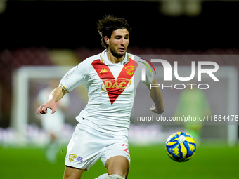 Gennaro Borrelli of Brescia Calcio during the Serie BKT match between US Salernitana and Brescia Calcio at Stadio Arechi on December 20, 202...