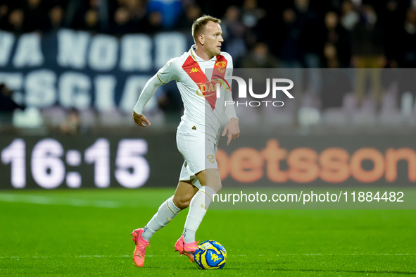 Lorenzo Dickmann of Brescia Calcio during the Serie BKT match between US Salernitana and Brescia Calcio at Stadio Arechi on December 20, 202...