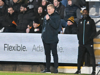 Manager Garry Monk of Cambridge United is present during the Sky Bet League 1 match between Cambridge United and Huddersfield Town at the Cl...