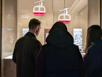 People on the street for window shopping and buying presents in Munich, Bavaria, Germany, on December 20, 2024 (