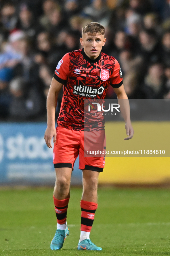 Callum Marshall (7 Huddersfield) looks on during the Sky Bet League 1 match between Cambridge United and Huddersfield Town at the Cledara Ab...