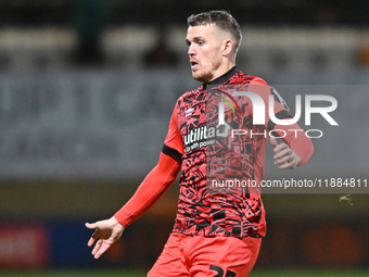 Danny Ward, 26, from Huddersfield, participates in the Sky Bet League 1 match between Cambridge United and Huddersfield Town at the Cledara...