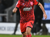 Herbie Kane (16 Huddersfield) goes forward during the Sky Bet League 1 match between Cambridge United and Huddersfield Town at the Cledara A...