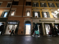 The last days of Christmas shopping occur in the streets of the historic center in Rome, Italy, on December 20, 2024. (