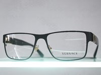 KRAKOW, POLAND - DECEMBER 20:   
Versace glasses showcased in a shop window display, on December 20, 2024 in Krakow, Poland. (