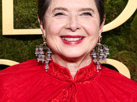 Isabella Rossellini wearing Dolce and Gabanna arrives at the 82nd Annual Golden Globe Awards held at The Beverly Hilton Hotel on January 5,...