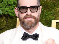 Timothy Simons arrives at the 82nd Annual Golden Globe Awards held at The Beverly Hilton Hotel on January 5, 2025 in Beverly Hills, Los Ange...