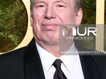 Hans Zimmer arrives at the 82nd Annual Golden Globe Awards held at The Beverly Hilton Hotel on January 5, 2025 in Beverly Hills, Los Angeles...