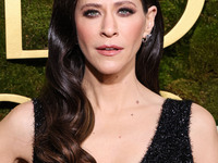 Jackie Tohn arrives at the 82nd Annual Golden Globe Awards held at The Beverly Hilton Hotel on January 5, 2025 in Beverly Hills, Los Angeles...